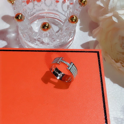 [Lumi Jewelry]H RING FULL DIAMOND