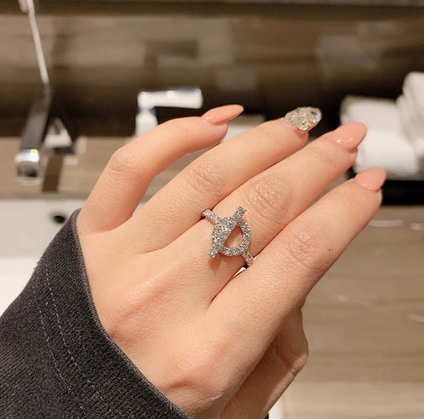 [Lumi Jewelry]ECHAPPEE RING SILVER DIAMOND