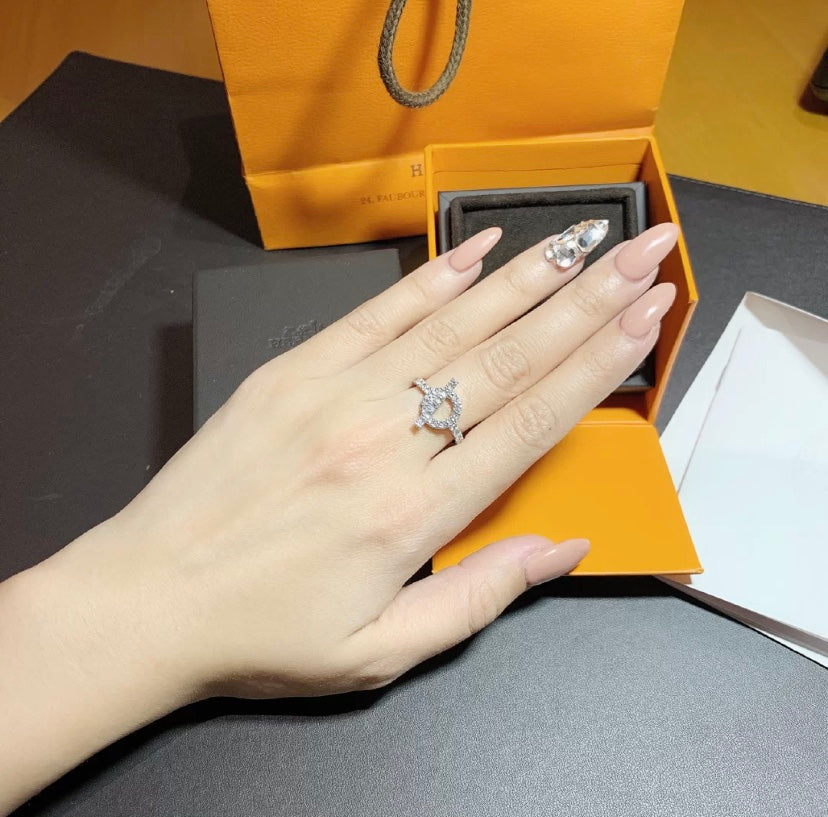 [Lumi Jewelry]ECHAPPEE RING SILVER DIAMOND