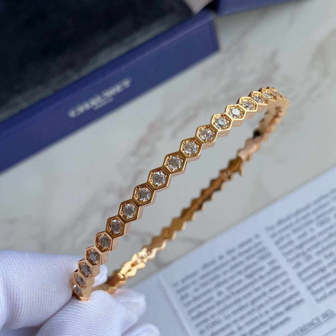 [Lumi Jewelry]BEE LOVE GOLD BRACELET FULL DIAMOND