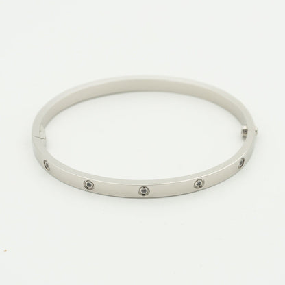 [Lumi Jewelry]LOVE BRACELET 3.65MM 10 DIAMONDS