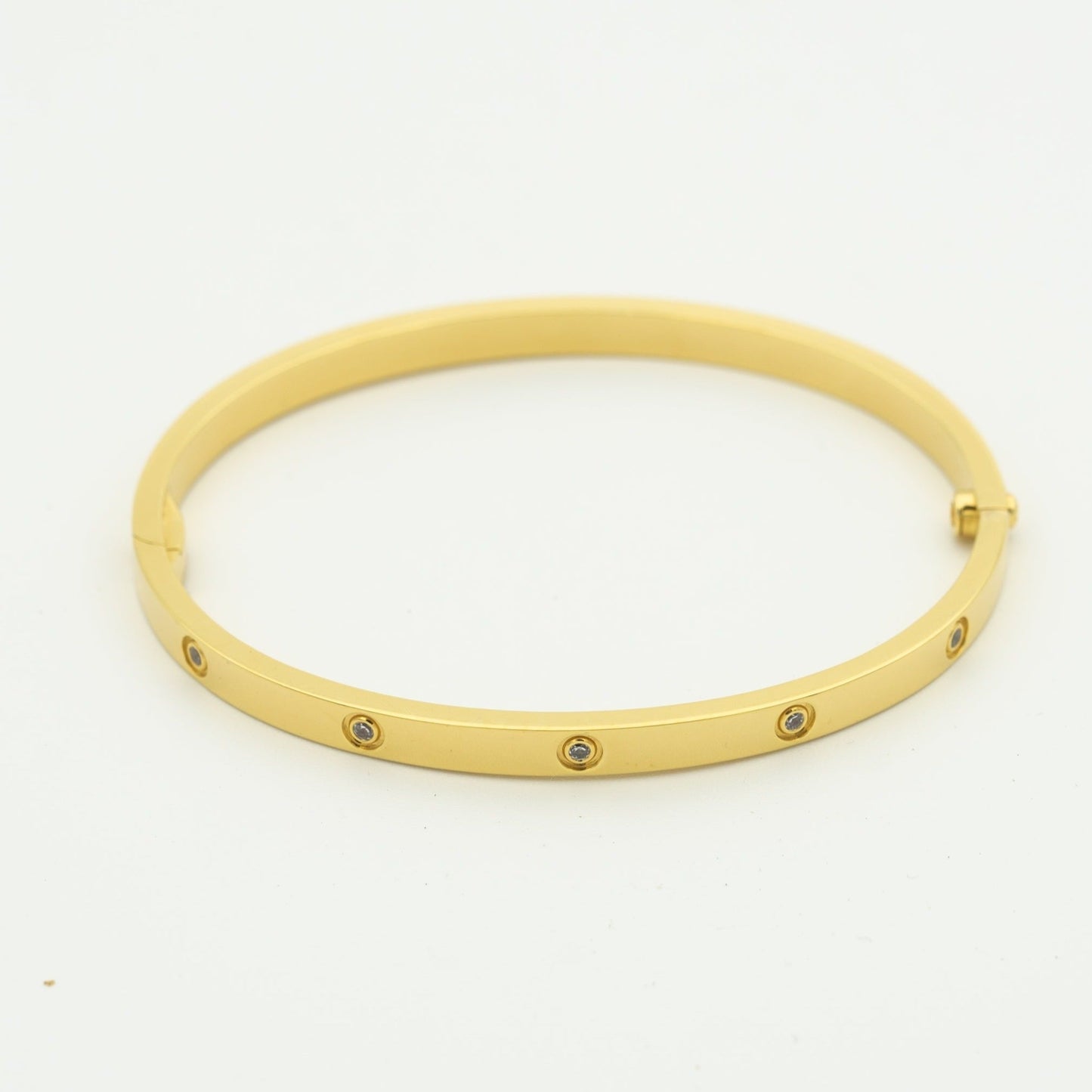 [Lumi Jewelry]LOVE BRACELET 3.65MM 10 DIAMONDS