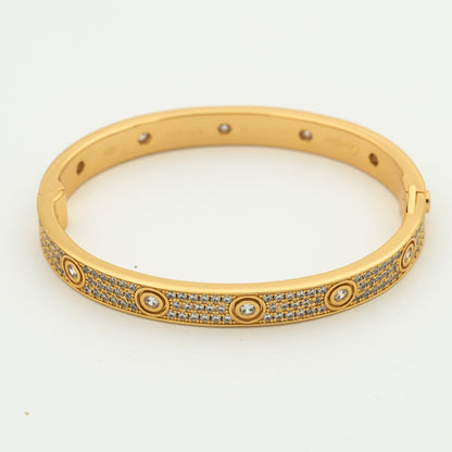 [Lumi Jewelry]LOVE BRACELET 6.1MM DIAMOND-PAVED 10 BIG DIAMONDS