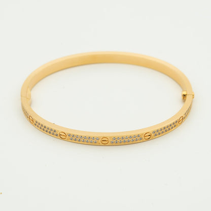 [Lumi Jewelry]LOVE BRACELET 3.65MM DIAMOND-PAVED