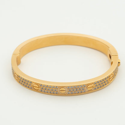[Lumi Jewelry]LOVE BRACELET 6.1MM DIAMOND-PAVED