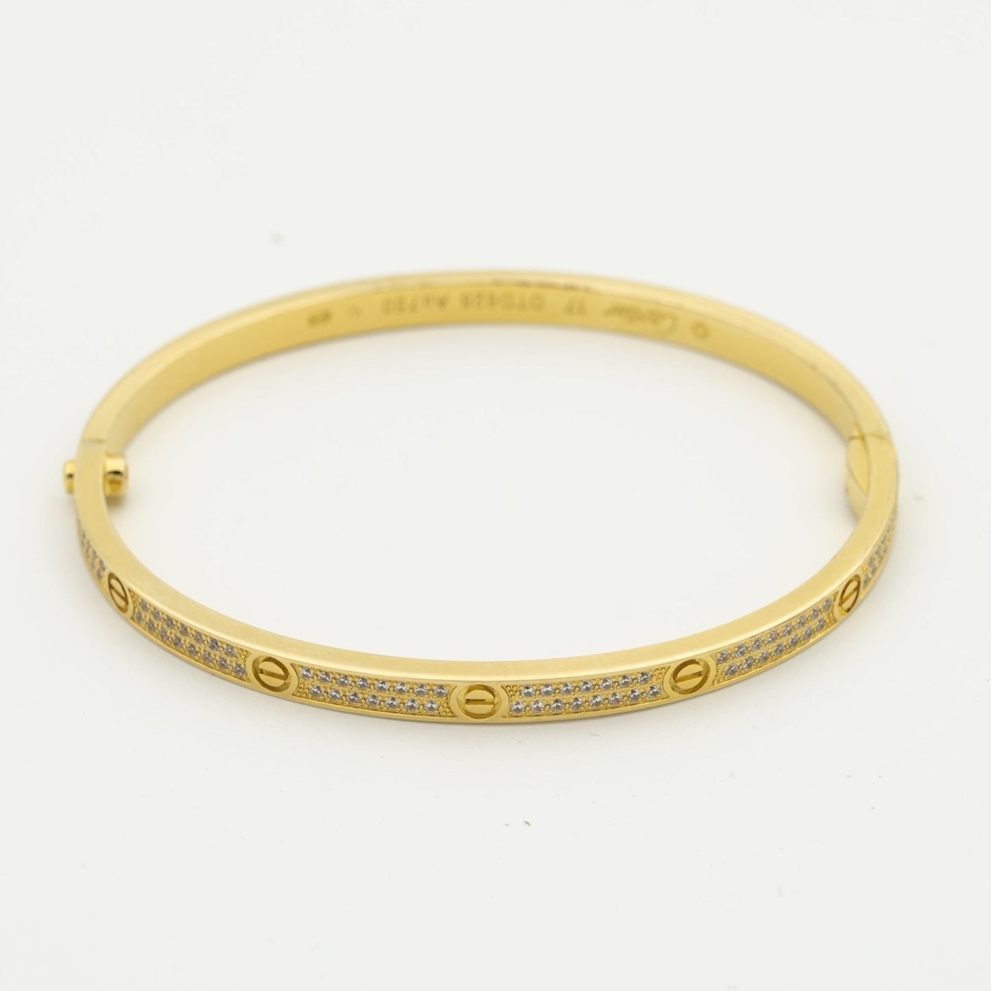 [Lumi Jewelry]LOVE BRACELET 3.65MM DIAMOND-PAVED