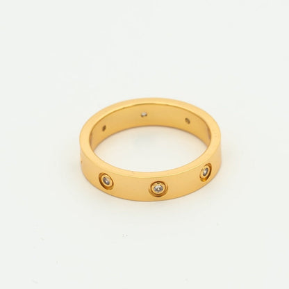 [Lumi Jewelry]LOVE RING 3.6MM 8 DIAMONDS