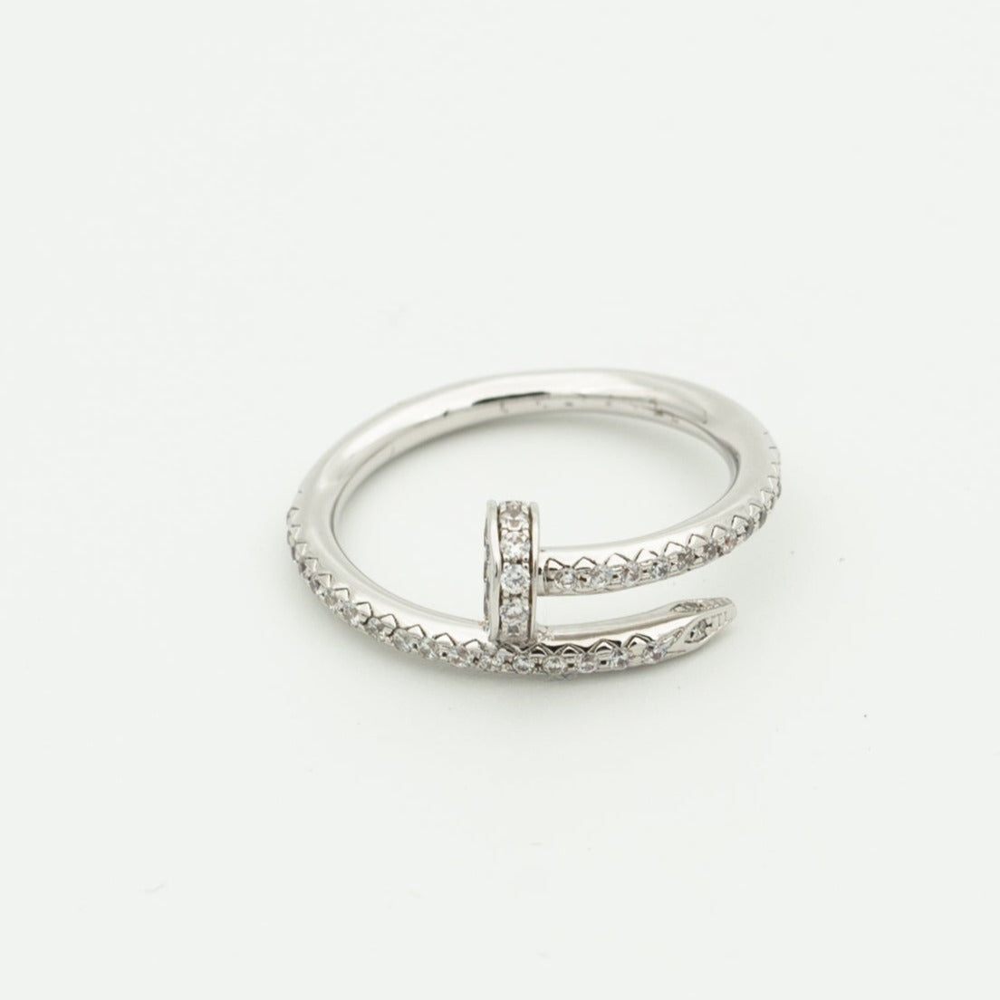 [Lumi Jewelry]JUSTE RING 1.8MM SILVER DIAMONDS