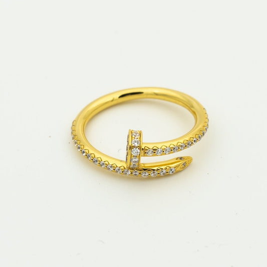 [Lumi Jewelry]JUSTE RING 1.8MM GOLD DIAMONDS