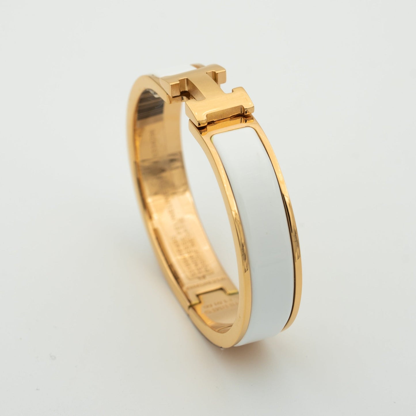 [Lumi Jewelry]H WHITE BRACELET