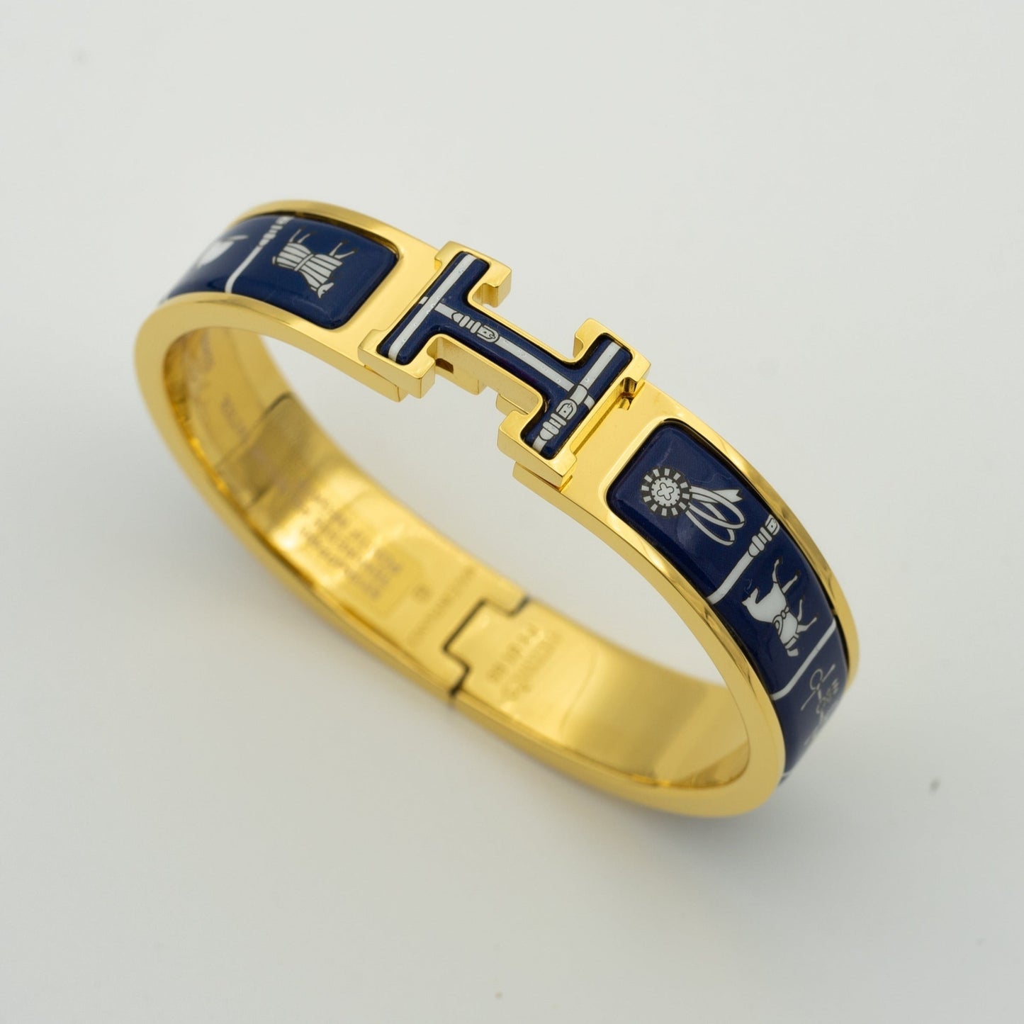 [Lumi Jewelry]H BRACELET BLUE CERAMIC