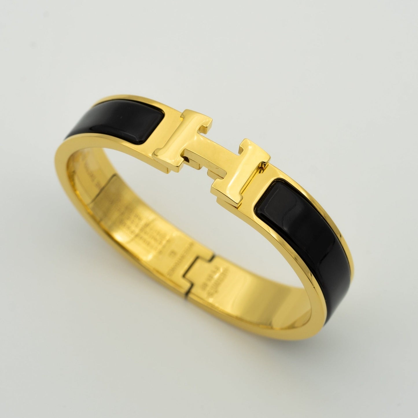 [Lumi Jewelry]H BLACK BRACELET
