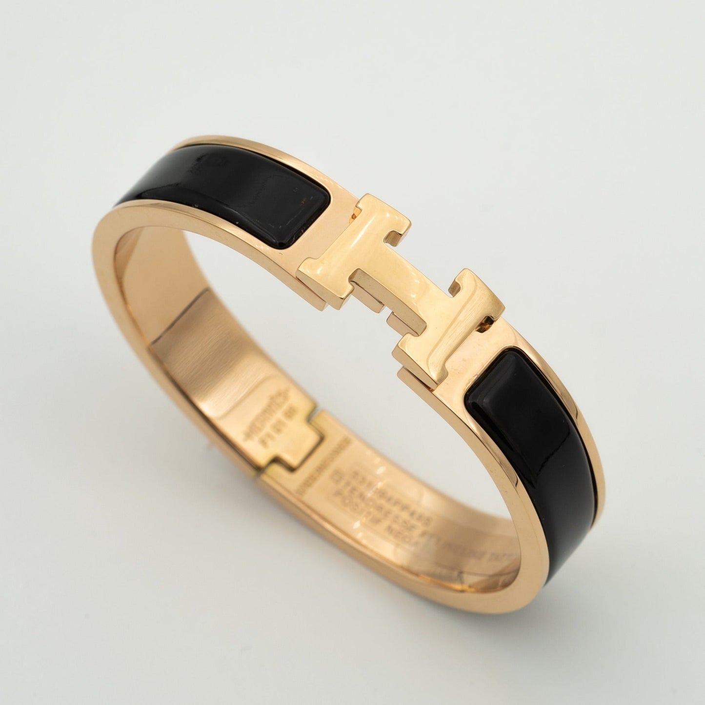 [Lumi Jewelry]H BLACK BRACELET