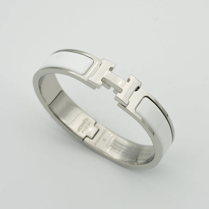 [Lumi Jewelry]H WHITE BRACELET