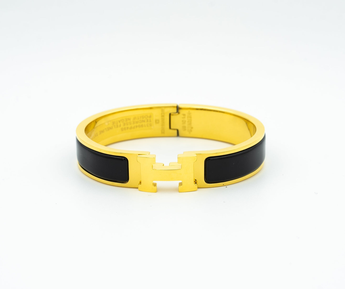 [Lumi Jewelry]H BLACK BRACELET