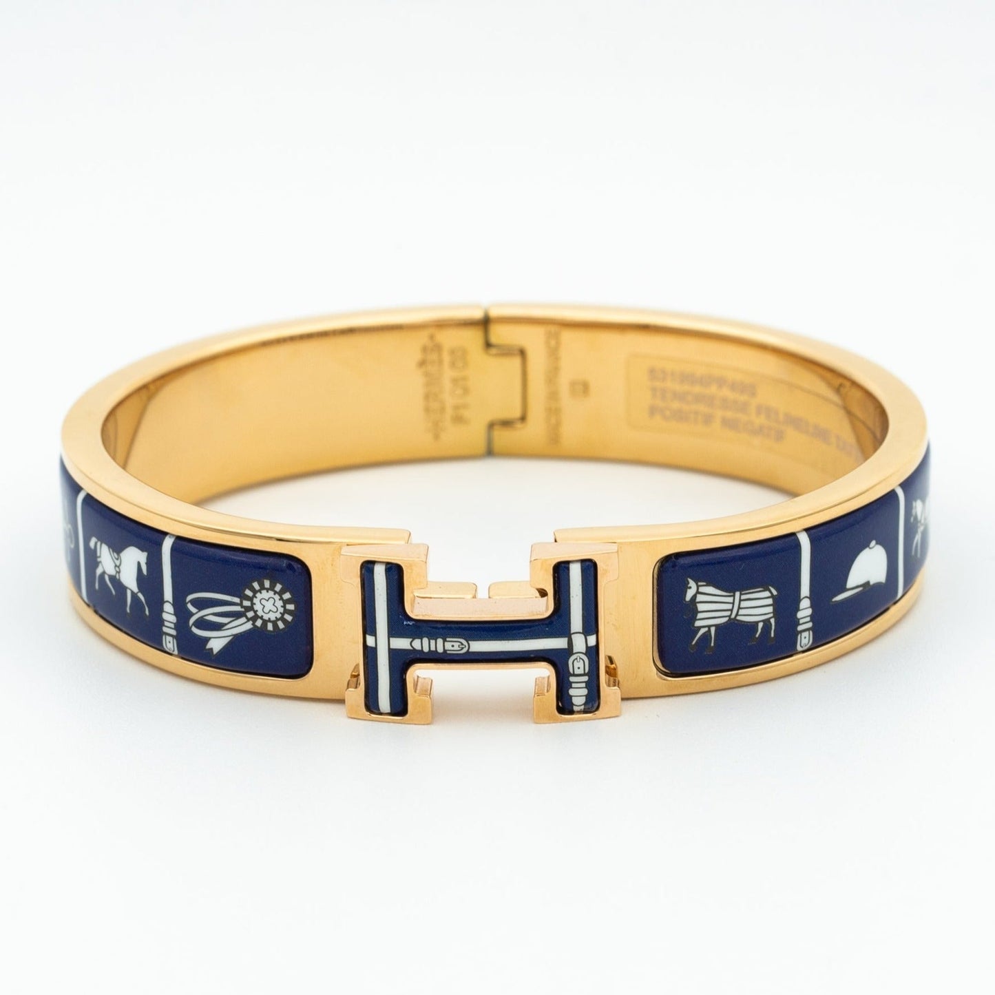 [Lumi Jewelry]H BRACELET BLUE CERAMIC