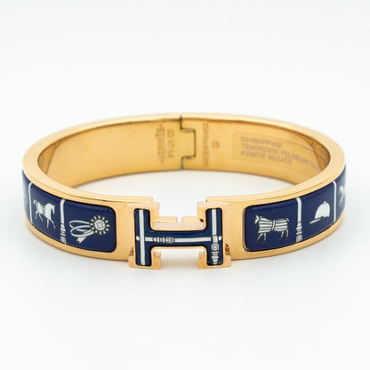[Lumi Jewelry]H BRACELET BLUE CERAMIC