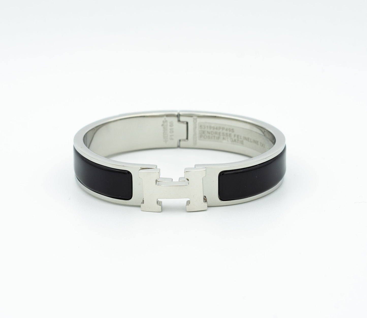[Lumi Jewelry]H BLACK BRACELET