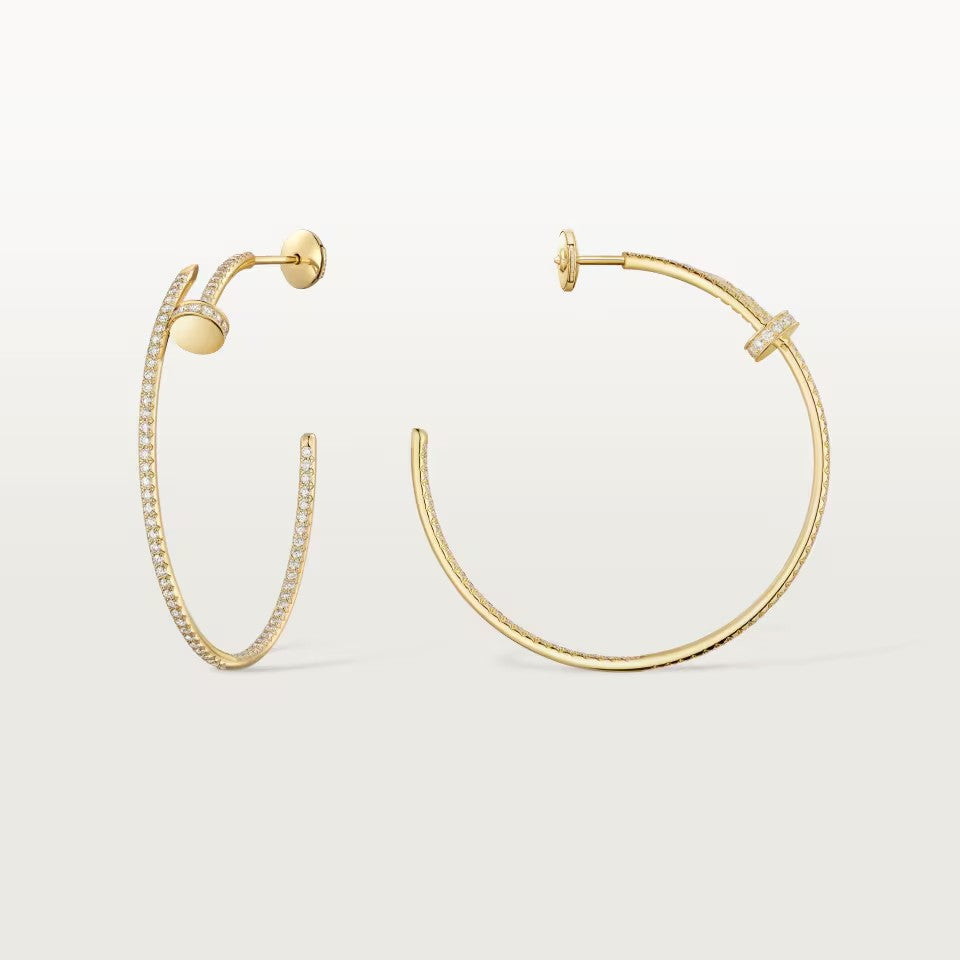 [Lumi Jewelry]JUSTE FULL DIAMOND LARGE EARRINGS