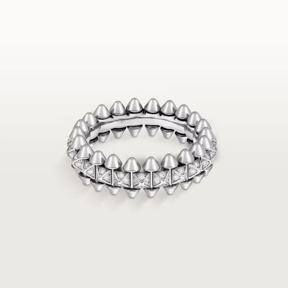 [Lumi Jewelry]CLASH 6.4MM SMALL FULL DIAMOND RING