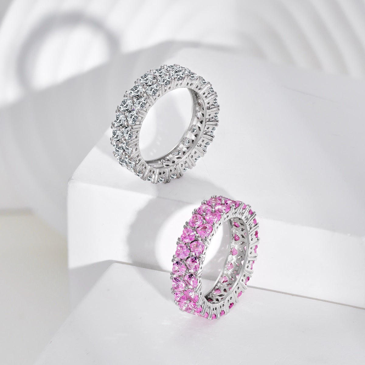 [Lumi Jewelry]Sparkling Full Heart Ring