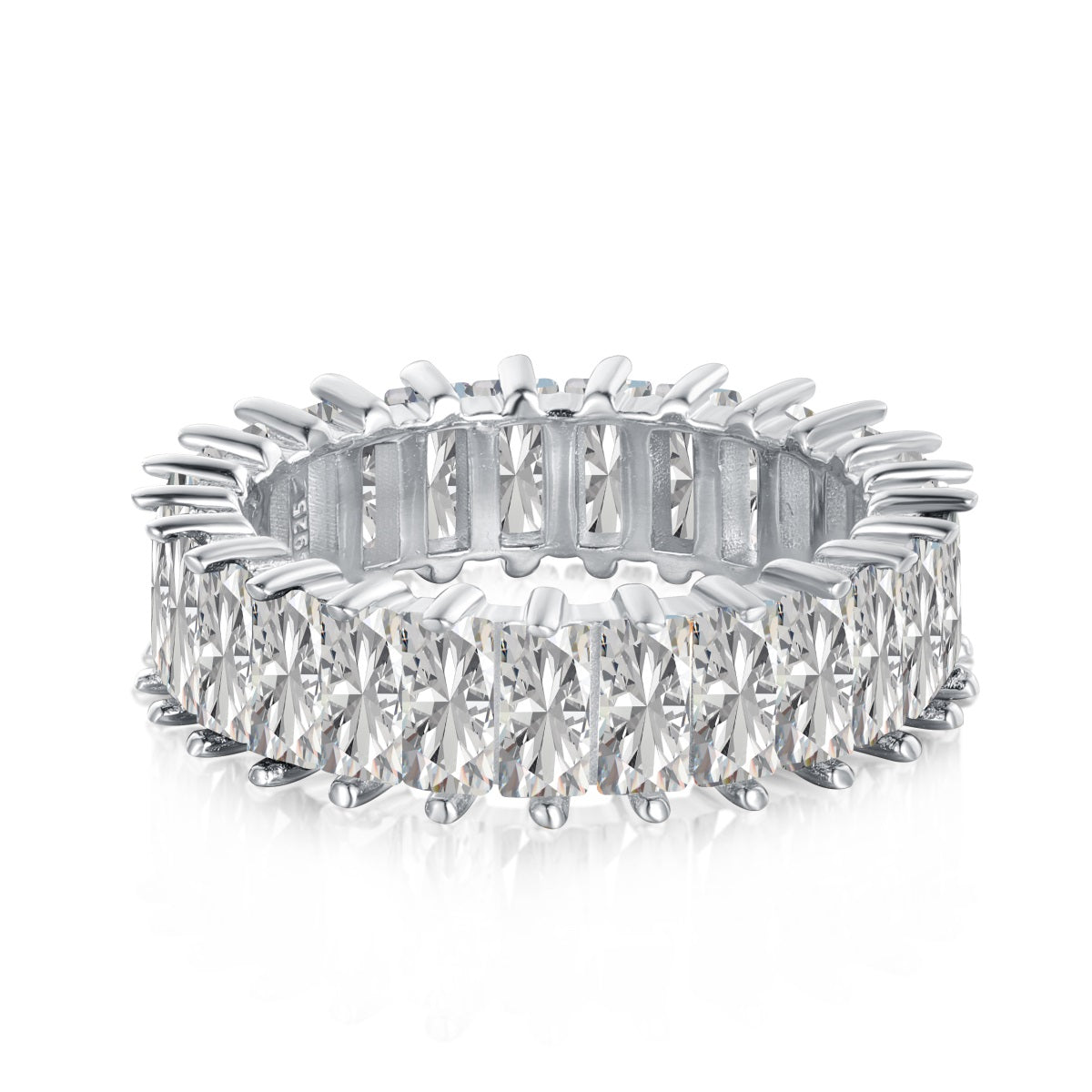 [Lumi Jewelry]Unique Colorful Radiant Cut RIng