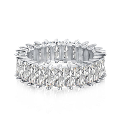 [Lumi Jewelry]Unique Colorful Radiant Cut RIng