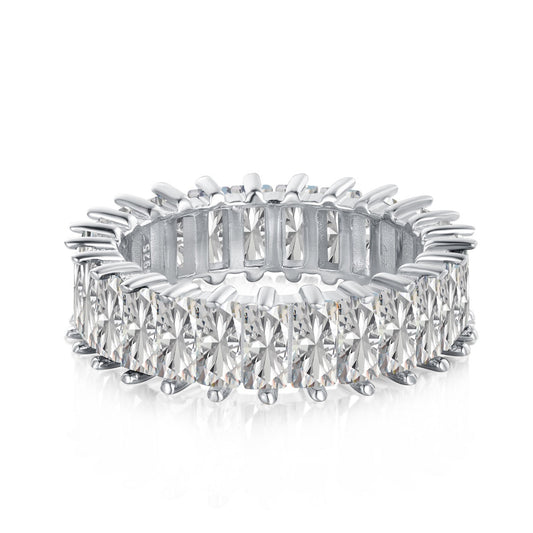 [Lumi Jewelry]Unique Colorful Radiant Cut RIng