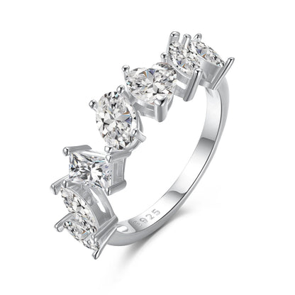 [Lumi Jewelry]Delicate Multi Cut Ring