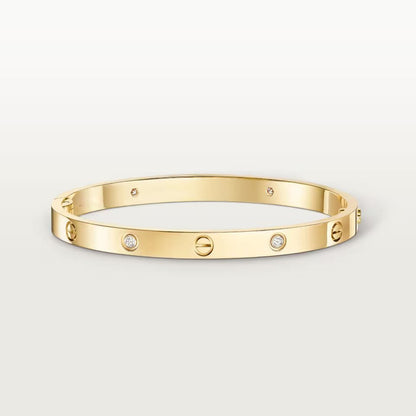 [Lumi Jewelry]LOVE BRACELET 4.8MM 4 DIAMONDS