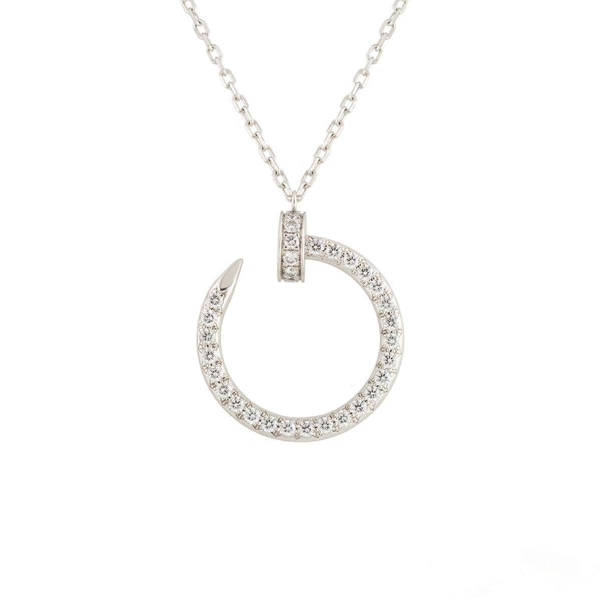 [Lumi Jewelry]JUSTE NECKLACE SILVER DIAMONDS
