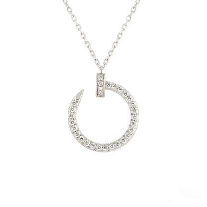 [Lumi Jewelry]JUSTE NECKLACE SILVER DIAMONDS