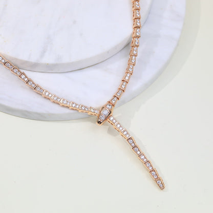 [Lumi Jewelry]SERPENTI NECKLACE SILVER DIAMOND