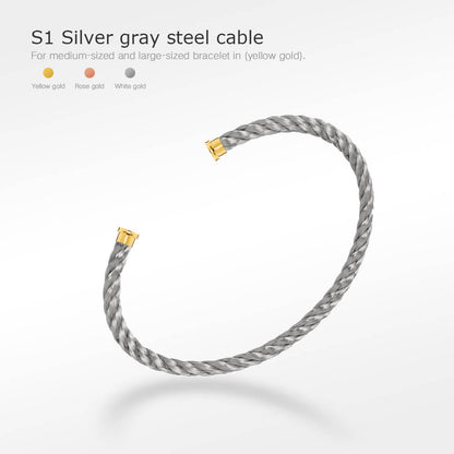 [Lumi Jewelry]FORCE SERIES BRACELET CABLES 50 CHOICES (DIY SELECTION)