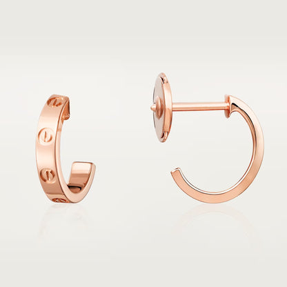 [Lumi Jewelry]LOVE EARRINGS 2.65 MM NO DIAMOND SMALL