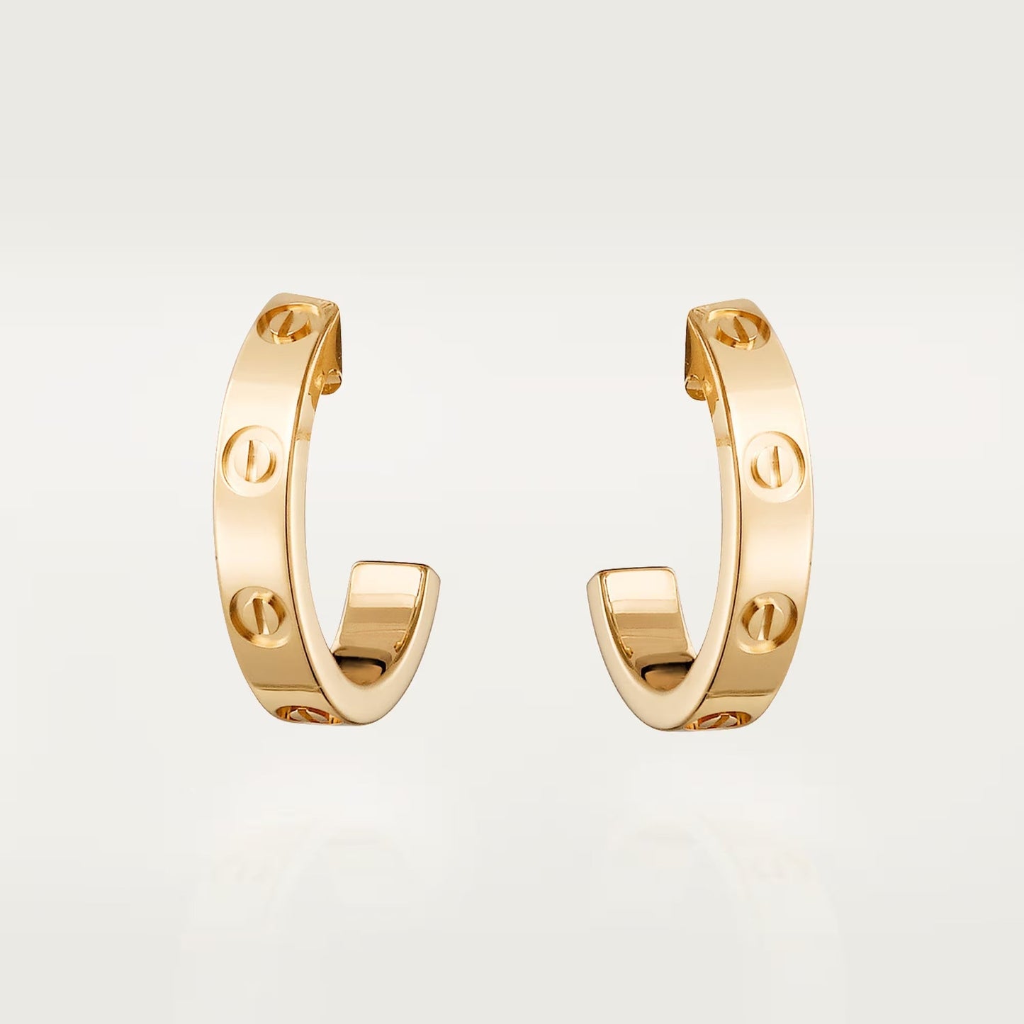 [Lumi Jewelry]LOVE EARRINGS 2.65 MM NO DIAMOND SMALL