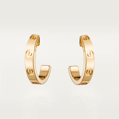 [Lumi Jewelry]LOVE EARRINGS 2.65 MM NO DIAMOND SMALL
