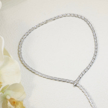 [Lumi Jewelry]SERPENTI NECKLACE SILVER DIAMOND