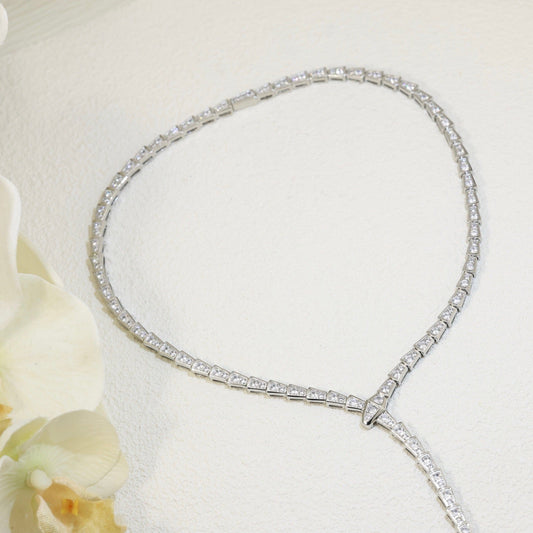 [Lumi Jewelry]SERPENTI NECKLACE SILVER DIAMOND