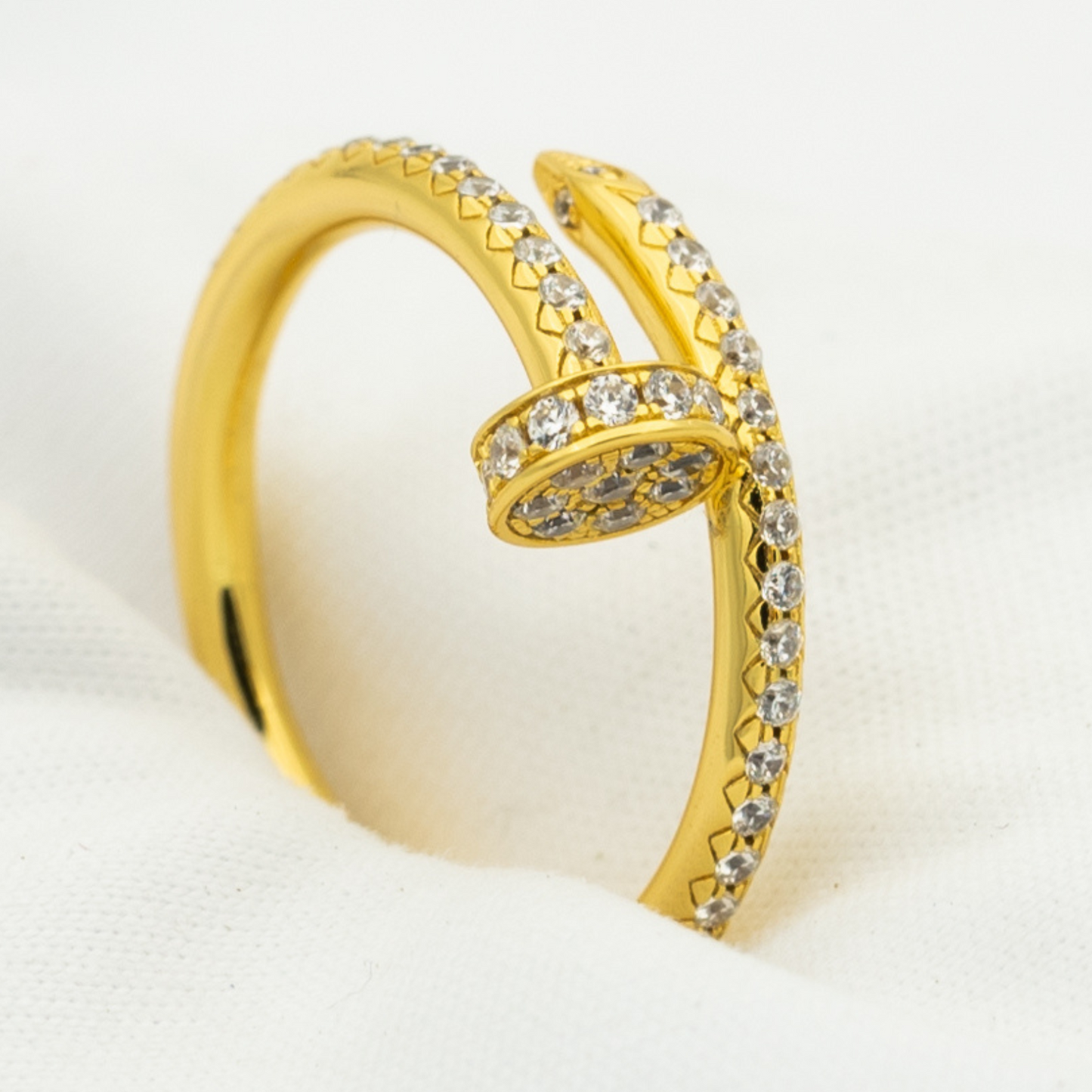 [Lumi Jewelry]JUSTE RING 1.8MM GOLD DIAMONDS