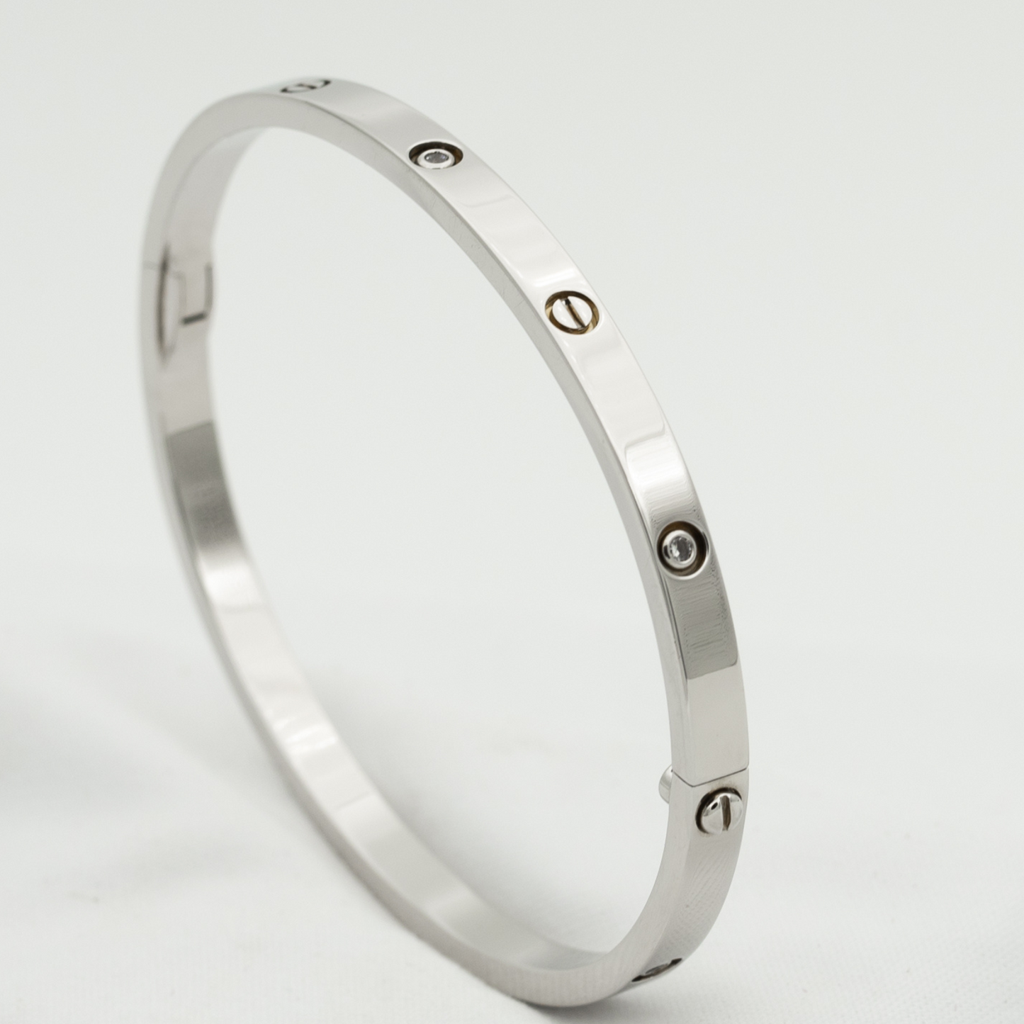 [Lumi Jewelry]LOVE BRACELET 3.65MM 6 DIAMONDS