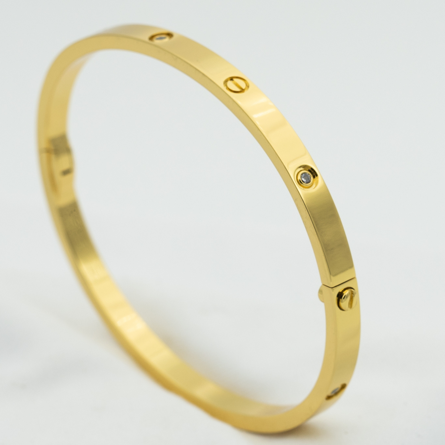[Lumi Jewelry]LOVE BRACELET 3.65MM 6 DIAMONDS