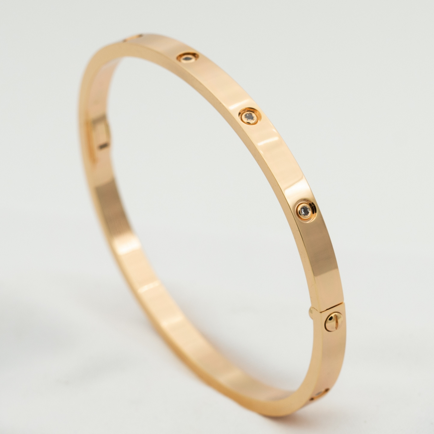 [Lumi Jewelry]LOVE BRACELET 3.65MM 10 DIAMONDS
