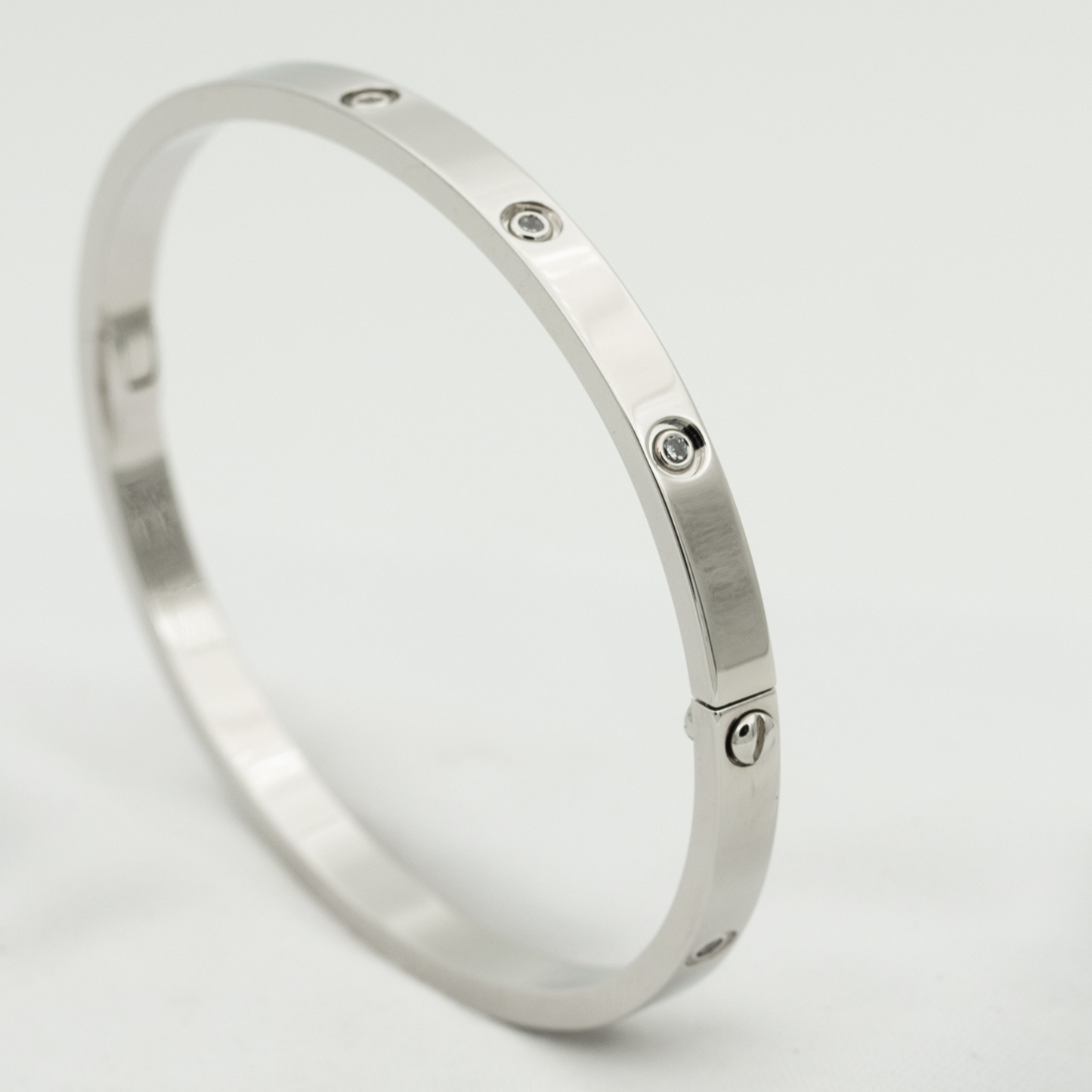 [Lumi Jewelry]LOVE BRACELET 3.65MM 10 DIAMONDS