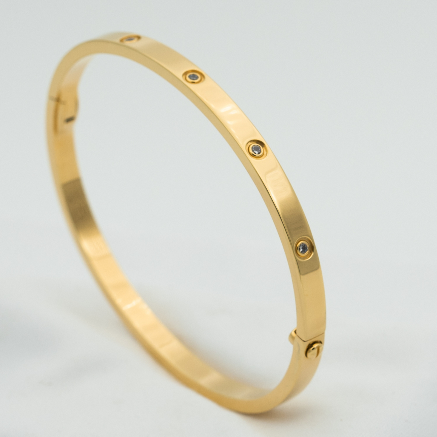 [Lumi Jewelry]LOVE BRACELET 3.65MM 10 DIAMONDS