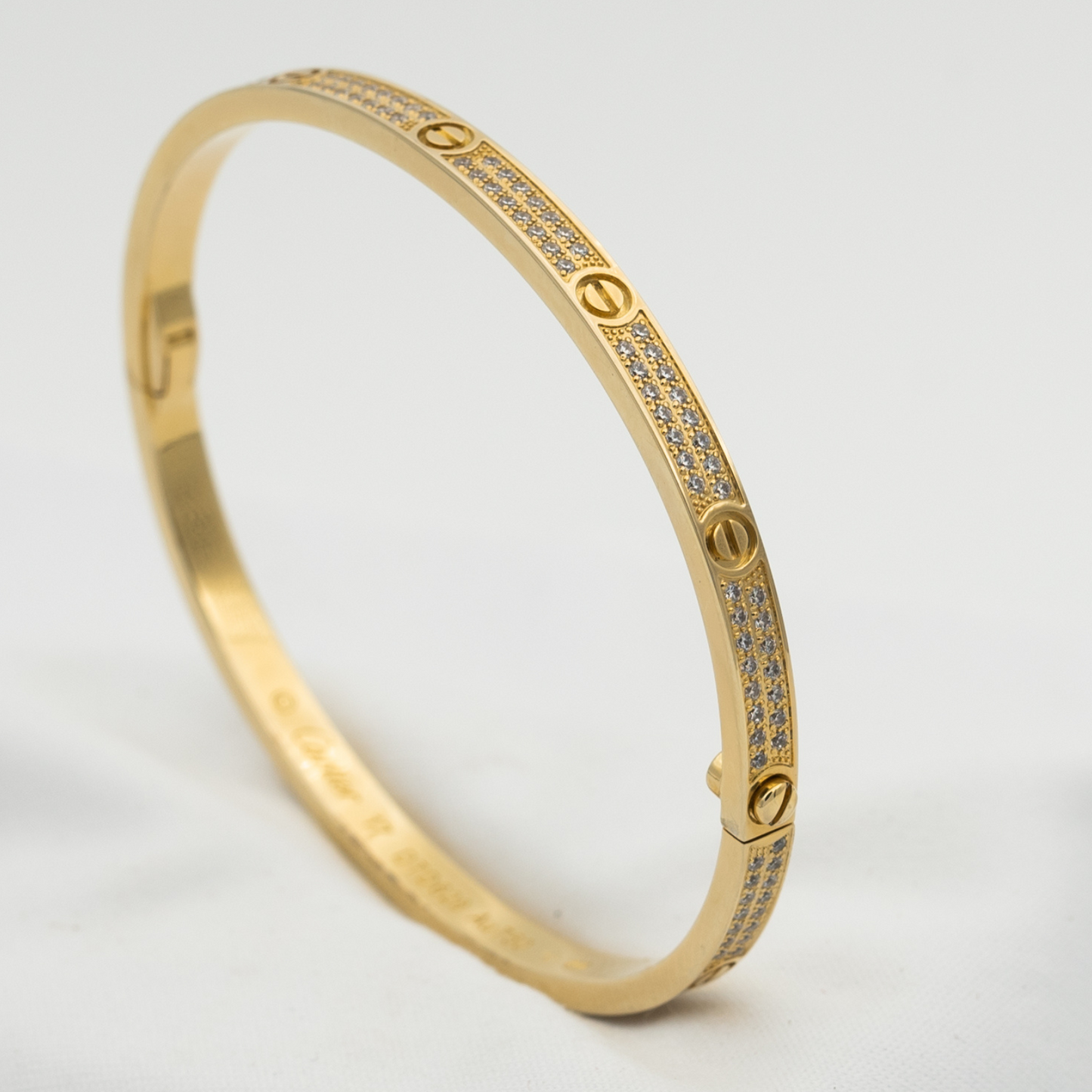 [Lumi Jewelry]LOVE BRACELET 3.65MM DIAMOND-PAVED