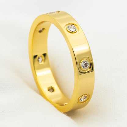 [Lumi Jewelry]LOVE RING 3.6MM 8 DIAMONDS