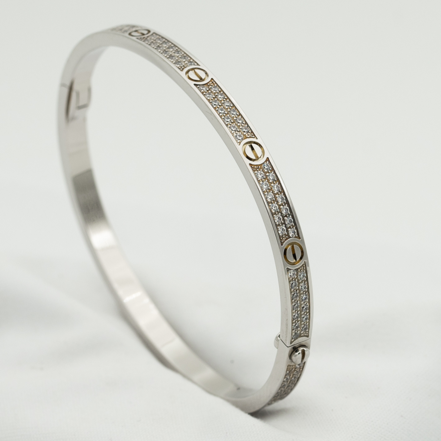 [Lumi Jewelry]LOVE BRACELET 3.65MM DIAMOND-PAVED