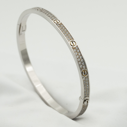 [Lumi Jewelry]LOVE BRACELET 3.65MM DIAMOND-PAVED