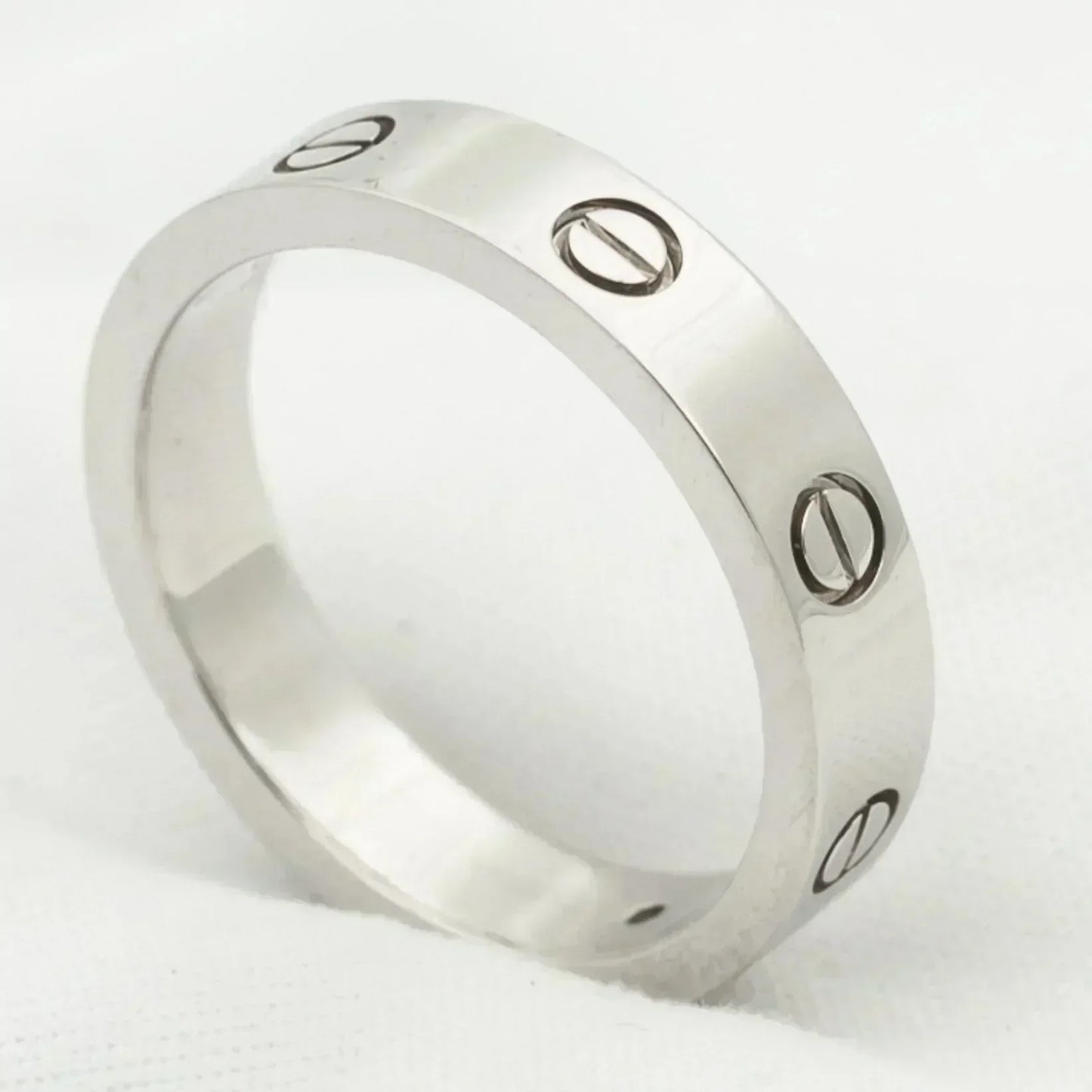 [Lumi Jewelry]LOVE RING 4MM 1 DIAMOND SILVER
